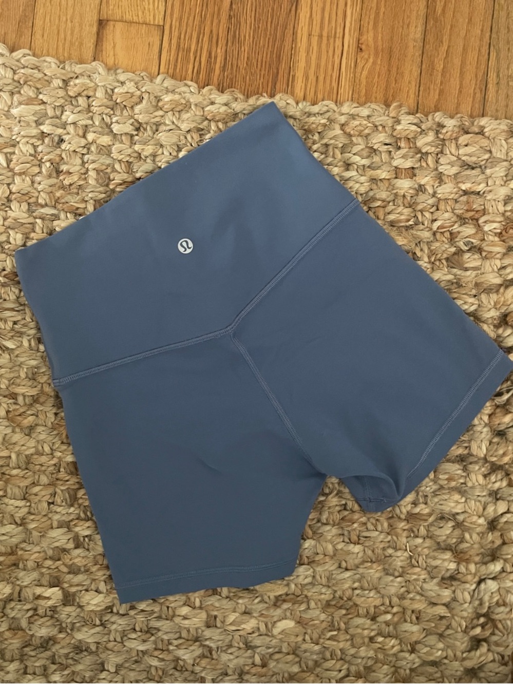 lululemon athletica High-Rise Bike Shorts — Dusty Blue